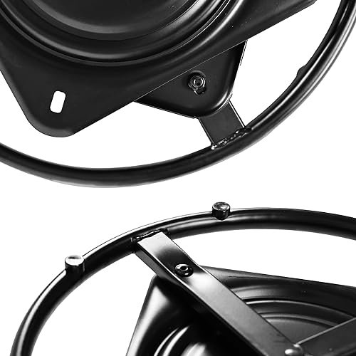 yaaqoo 16.5 inch Furniture Ring Base w Swivel Bottom Replacement 360 Degrees Rotate with 10 Inch Plate for Recliner Sofa Chairs