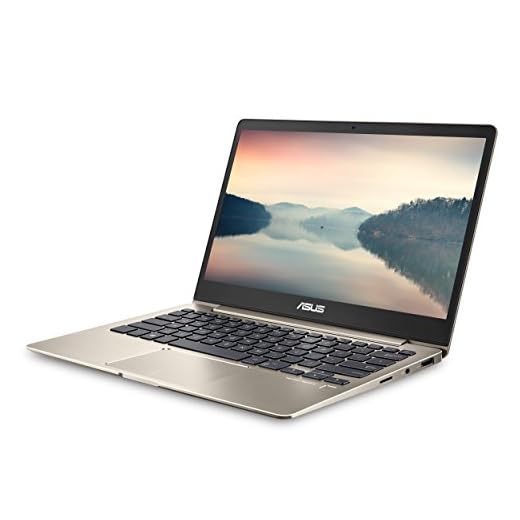 ASUS ZenBook 13 Ultra-Slim Laptop 13.3" FHD Display, Intel 8th gen Core i5-8250U, 8GB RAM, 256GB M.2 SSD, Win10, Backlit KB, FP, Icicle Gold, UX331UA-AS51