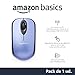 AmazonBasics - Ratón inalámbrico con receptor nano - Azul