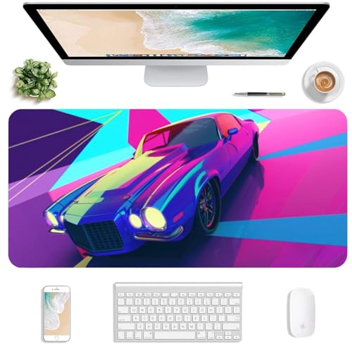 Image of Tukzer Extended Gaming Mouse Pad /Desk Mat for Speed & Precision Operation,Non-Slip Rubber Base,Smooth Cloth Surface for Laser & Optical Mouse,Computer,Laptop,Macbook,Keyboard,Office 580x280mm(GD14-04)