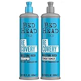 Bed Head by TIGI - Recovery Moisturising Shampoo and Conditioner Set -Ideal for Dry Damaged Hair - 2x600ml