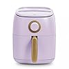Daash ceramic tasti crisp express air fryer 26qt oil free cooking adjustable timer non stick ceramic coating compact size for small kitchens fast heating for fries chicken lavender  urban country home decor