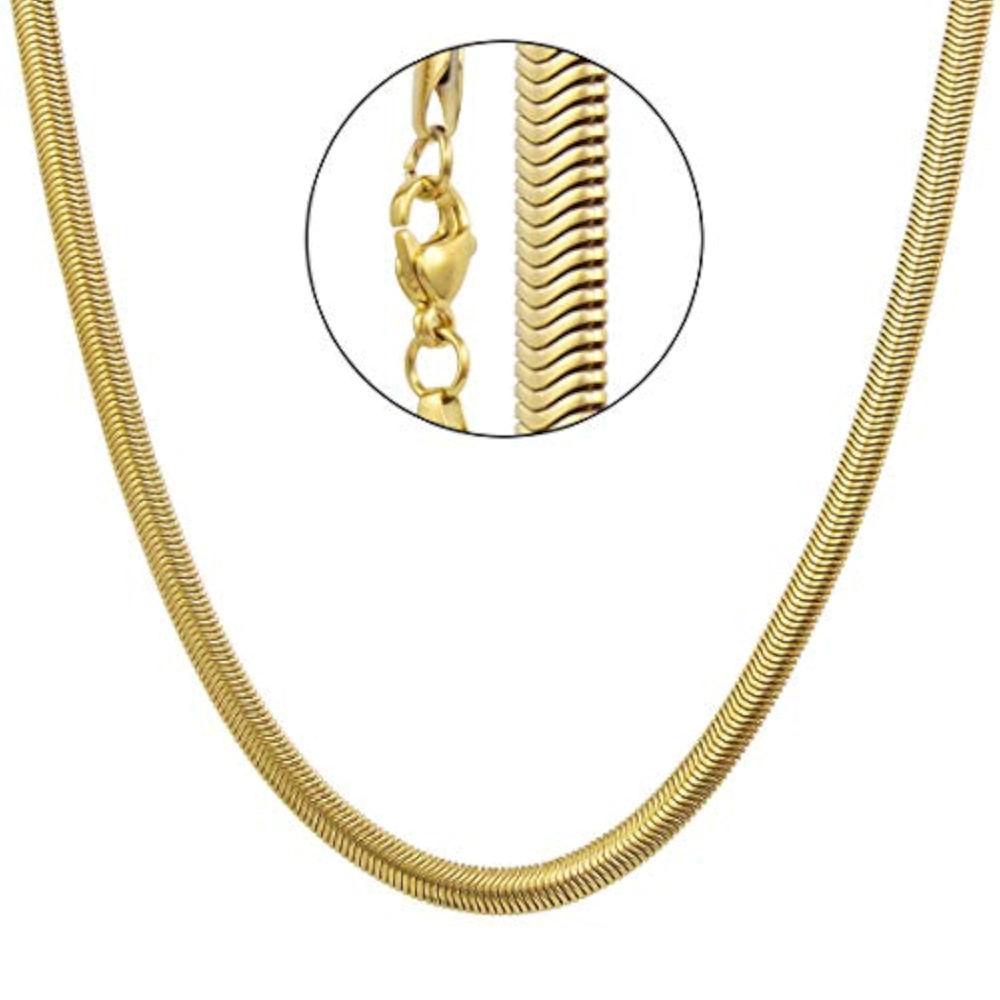 Stainless Steel Snake Chain Necklace