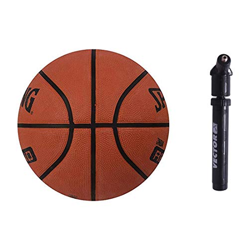Spalding Rebound Rubber Basketball (Brick Brown, Size 7) - Image 3