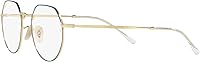 Vista 3 de Ray-Ban Unisex Rx6465f Jack Low Bridge Fit Round Prescription Eyewear Frames