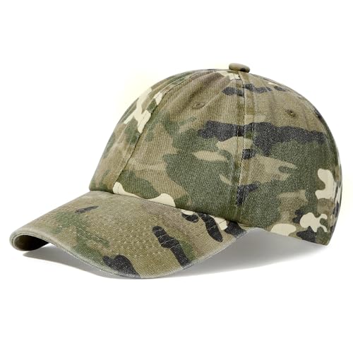 American Trends Camo Hat for Women Men Breathable Cotton Running Workout hat for Hunting Fishing Tactical Training & Camping Camo B