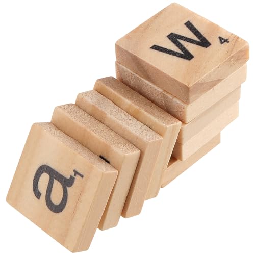 1200 piezas de fichas de madera para manualidades miniatura 4