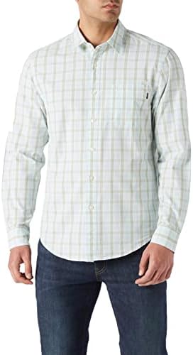 Dockers Erkek Casual Shirt LS Gömlek Mavi S