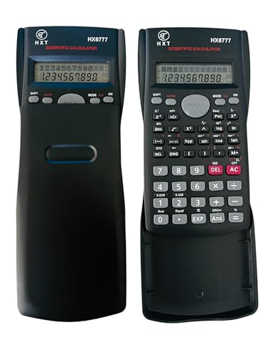 Calculadora Científica 82ms 240 Funções com Capa Protetora Visor 2 linhas Preto 10+2 Dígitos