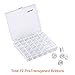 PAXCOO 72 Pcs Sewing Machine Bobbins with Case for Brother Singer Janome