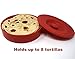 Aunt Shannon's Kitchen Fiesta Tortilla Warmers 3 Pack - 8 Inch Tortilla Warmer/Tortilla Holder - Green, White, Red