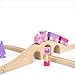 Bigjigs Rail Fairy Figure of Eight Train Set - 35pc Pink Wooden Railway, Toy Trains & Accessories, Princess Toys for Kids, Compatible with Most Other Rail Brands, 3 Years Old +