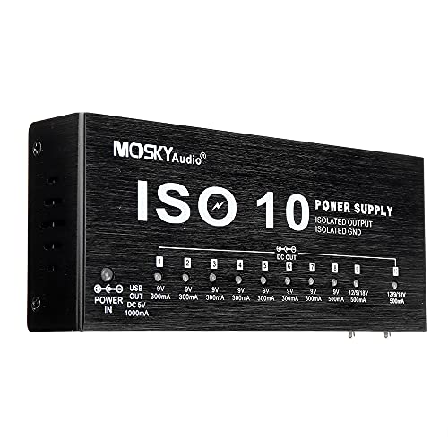 Saras MOSKYISO-10�|�[�^�u���M�^�[�G�t�F�N�g�d��10�̐≏DC�o�͂�One5V 9V 12V18V�M�^�[�G�t�F�N�g�pUSB�o��