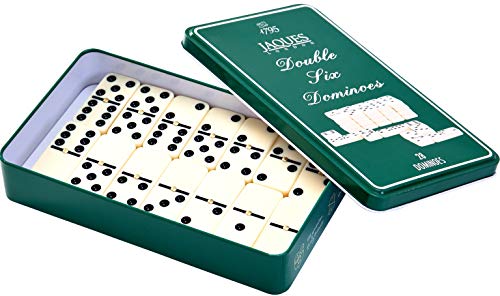 Preisvergleich Produktbild Jaques von London Double Six Dominoes in Präsentationsdose
