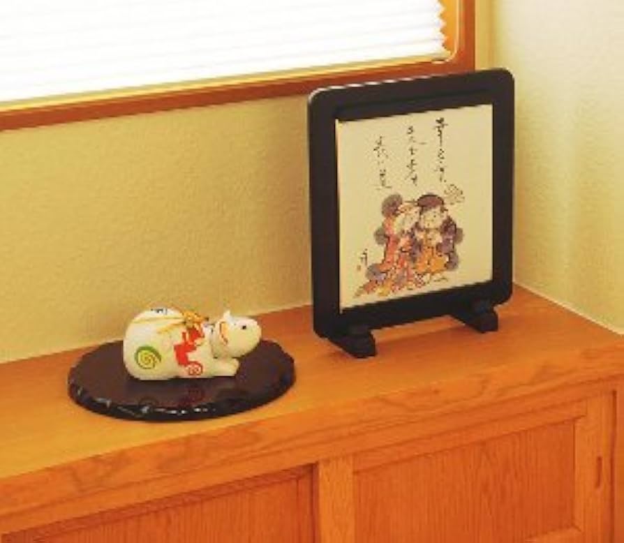 黒檀　黒丹　額　高級　額縁 額装　足付き　脚付き　書　絵画　色紙立て　木製 黒檀 黒丹 額 高級 額縁 額装 足付き 脚付き 書 絵画 色紙立て