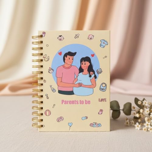 Image of Pregnancy Journal for Pregnant Women - 40-Week Bump Tracker & Memory Book with Stickers | Guided Pregnancy Planner with Prompts, Milestone Pages & Hardcover Keepsake | Gift for Expecting Moms (Aurelia)