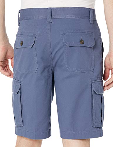 Image of Amazon Essentials Men's 10 inch Classic-Fit Cotton Twill Cargo Shorts with Multiple Pockets, Zip Fly, Button Waist (Available in Big & Tall)