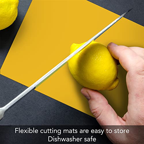 Set 4 Tablas de Cortar Flexibles Plástico BPA Free miniatura 2