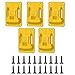 5PCS Tool Wall Mount Brackets for 18V Cordless Drills Space Efficient Storage ABS Materials Quick Setups Design Practical Power Tool Wall Brackets