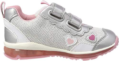 Geox Baby Mädchen B TODO Girl A Sneaker, Silber (Silver), 22 EU