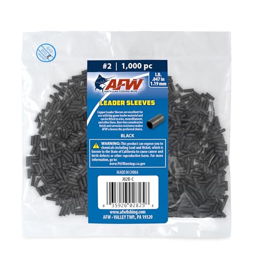 Image of American Fishing Wire Single Barrel Crimp Sleeves