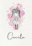 brocha doble kat von d  Cecile: Carnet de notes A5  Prénom personnalisé Cecile  Cadeau d\'anniversaire pour fille, femme, maman, copine, sœur ...  Petite princesse  120 pages lignée, Petit Format A5 (14.8 x 21 cm)