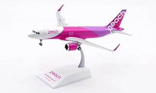 ACE HOBBY JC Wings Japan Peach Airlines for Airbus A320NEO JA204P 1:200 Aircraft Pre-Built Model