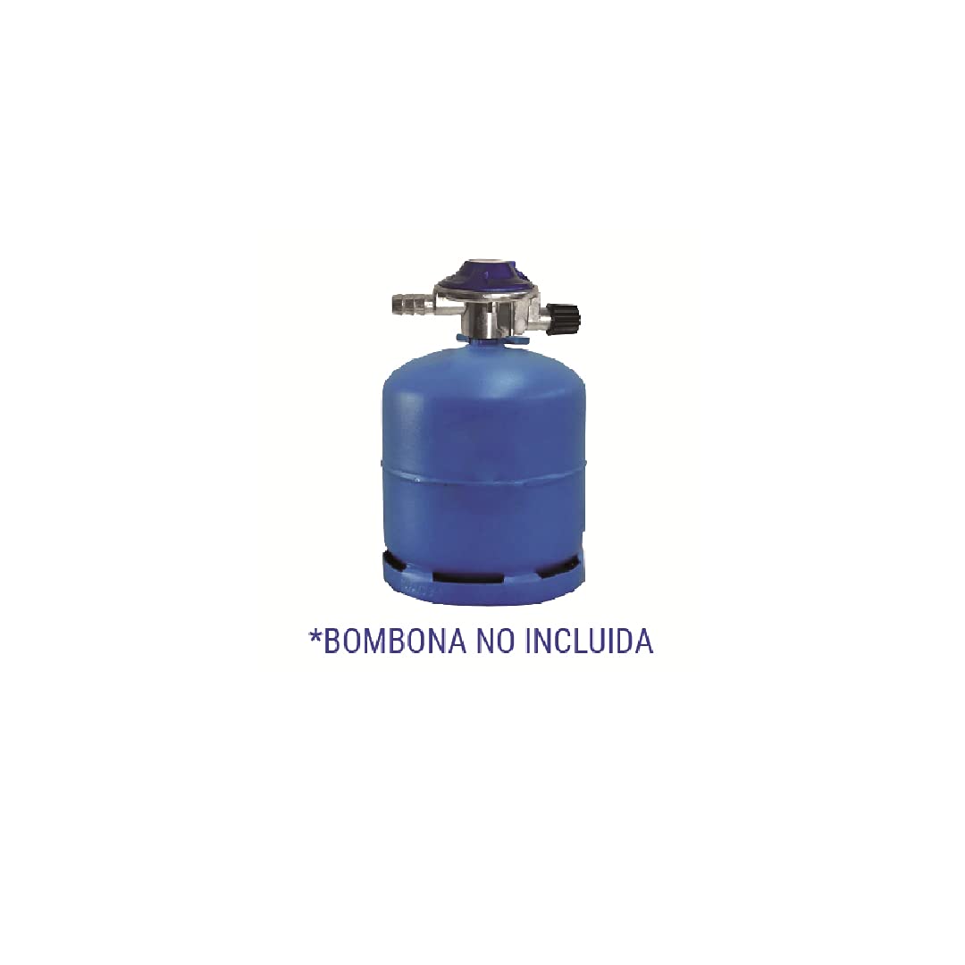 S&M 322150 Kit régulateur de gaz pour Bouteille de Butane de Camping + Tube 1,5 m + 2 rondelles