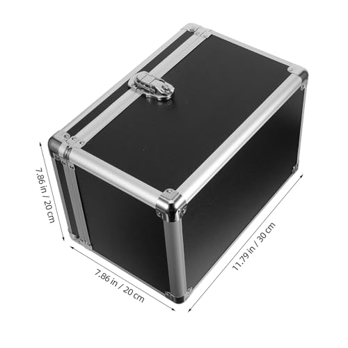 Mallette en alliage d'aluminium COLLBATH de grosse taille avec coins arrondis