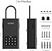 Lockin Lock Box Upgrade Wireless Smart Lockbox for House Key Outdoor Wall-Mounted Door Hanging Electronic Key Box App Digital Bluetooth Safe Remote Access Pin Code for Airbnb Hosts, Realtor