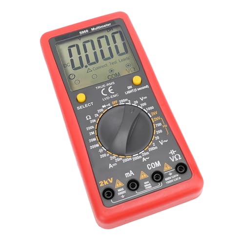 Multimètre numérique haute tension 2000V AUNMAS avec cordons de test isolés - 4