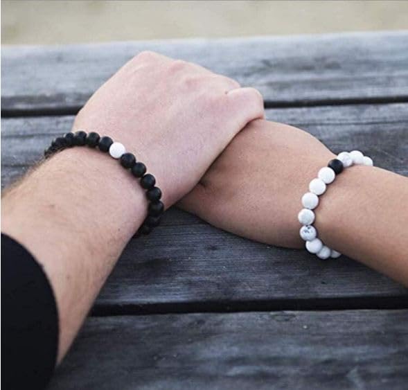 Image of Honbon Fancy Designer Beads Evil Eye Charms Bracelet,Handmade Unisex Nazar Bracelets,Friendship Band for All -Girls, Boys, Men & Women