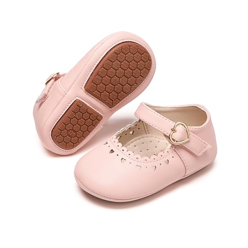 Image of PHIRAMIN Toddler Girl Mary Jane Dress Shoes-Little Girl School Uniform Shoes for Wedding Party