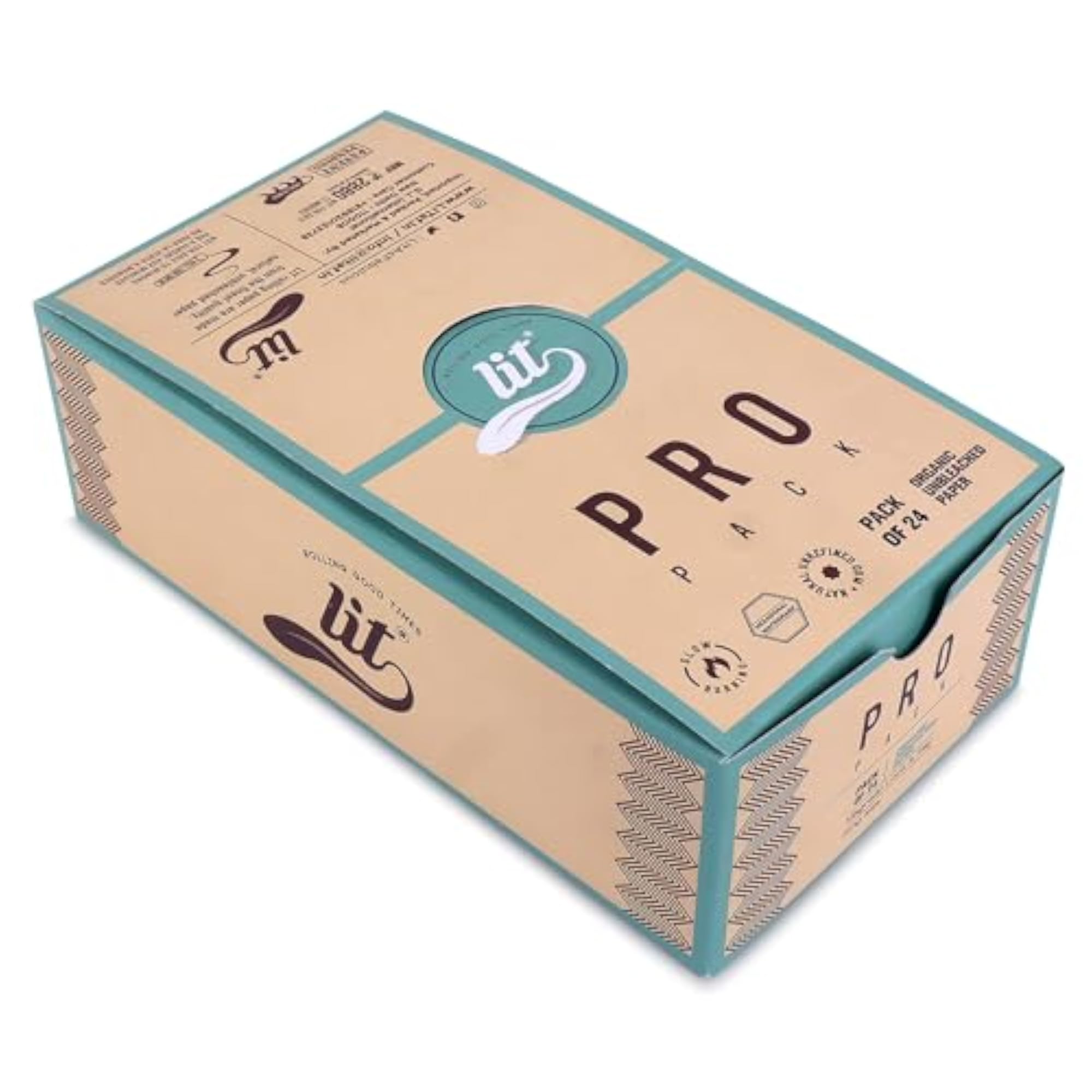PRO PACK 33 Organic Brown Rolling Papers, Combo Pack