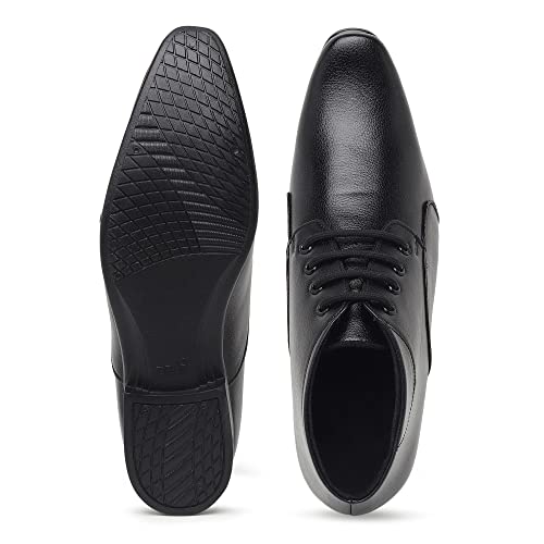 Image of Zixer Synthetic Leather Ankle Formal Shoes Men || Office Shoes for Men Stylish || Chukka Boots Men Long Shoes for Men Long Boots