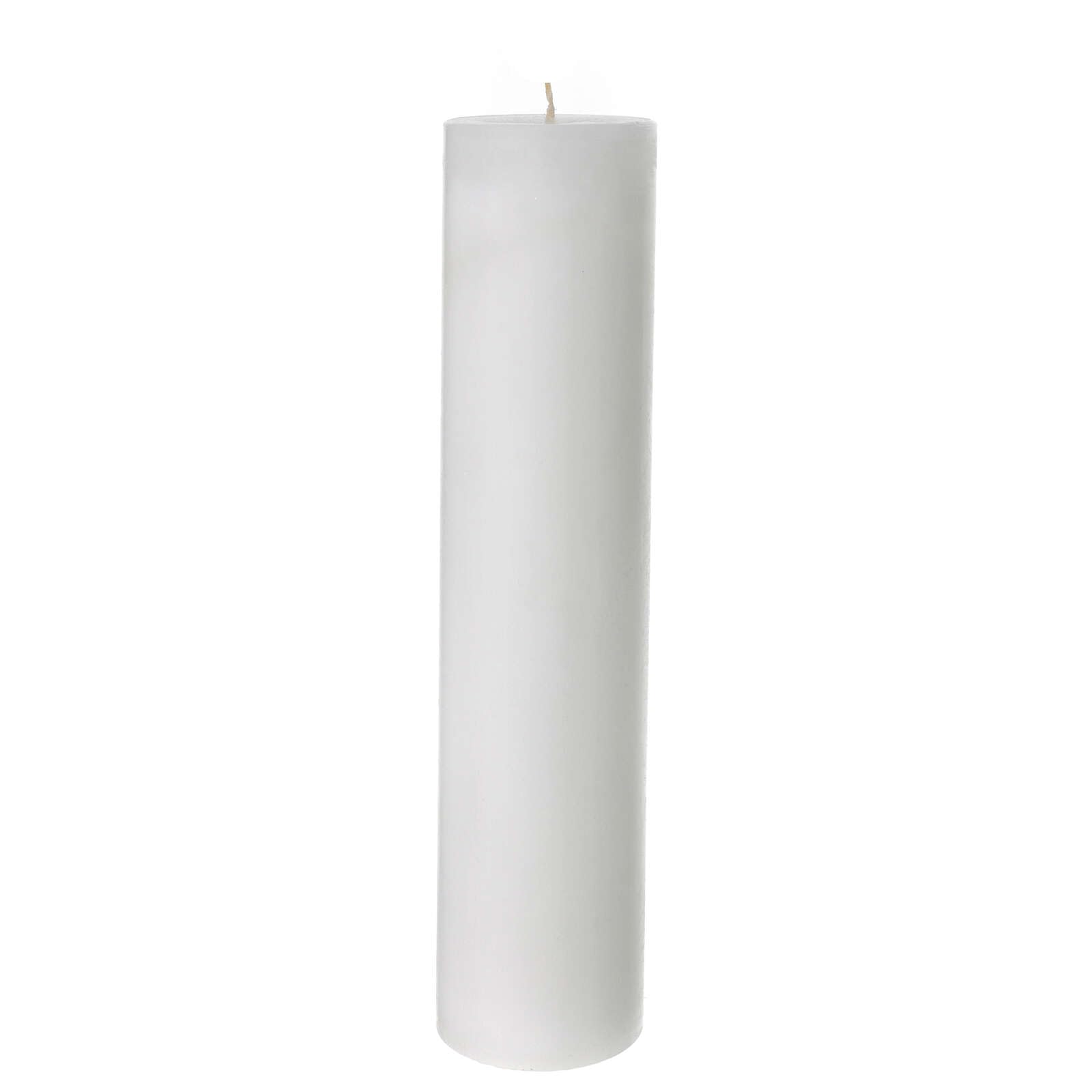 Holyart Velas, cirios, velones: Vela cuadrados rosa Bautismo cruz 300x70 mm