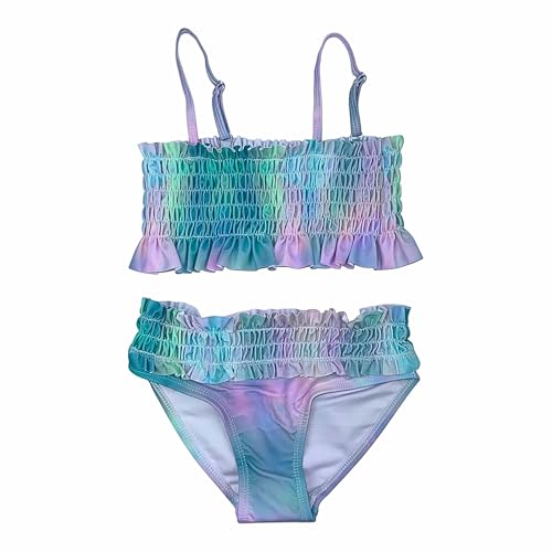 Image of Girls' 2-Piece Tankini Swimsuit Cute Beach Swimwear Summer Bathing Suits for 4-16 Years Girls