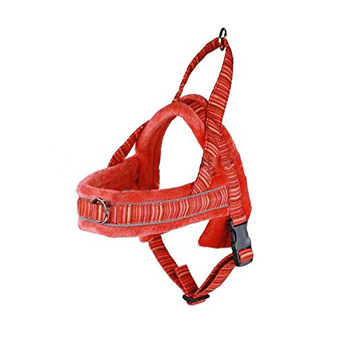 MNC Pet S4 - Arnés de Forro Polar, Talla 65, Color Rojo