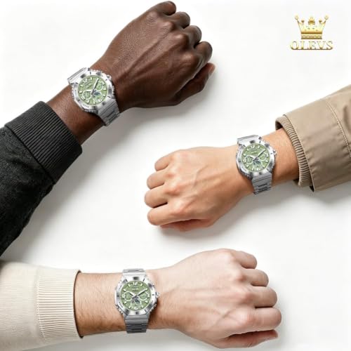 Image of OLEVS Automatic Watches for Men Business Dress Mechanical Luxury Wristwatch