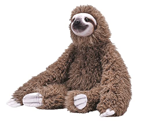 Wild Republic Artist Collection Faultier, Geschenk für Kinder, 38 cm, Plüschtier, Füllmaterial besteht aus versponnenen recycelten Wasserflaschen, 15', Brown