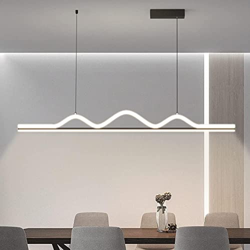 Luminaire suspendu moderne pour table longue avec éclairage LED dimmable - 4