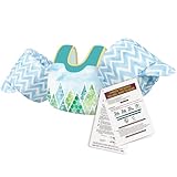 BLUEMARS USCG Approved Toddler Swim Vest 33-55 LBS,Toddler Floaties Life Jacket for 30-50 Pounds, Kids Arm Floaties Water Wings for Children 1,2,3,4,5,6,7 Years Old-Magic Forest