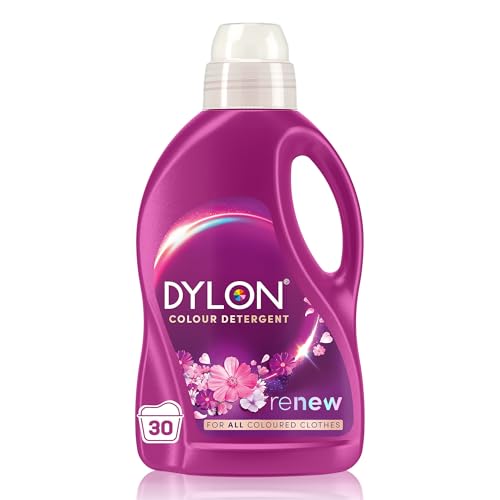 Dylon Blossom Colour Detergent (30 Wash Loads) Liquid Laundry Detergent for all Coloured Clothes renewing in every wash with optimal results in 10 washes
