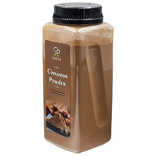 Soeos Cinnamon Powder 15 oz, Ground Cinnamon, Non-GMO, Kosher Certified, Vietnamese Ground Cinnamon