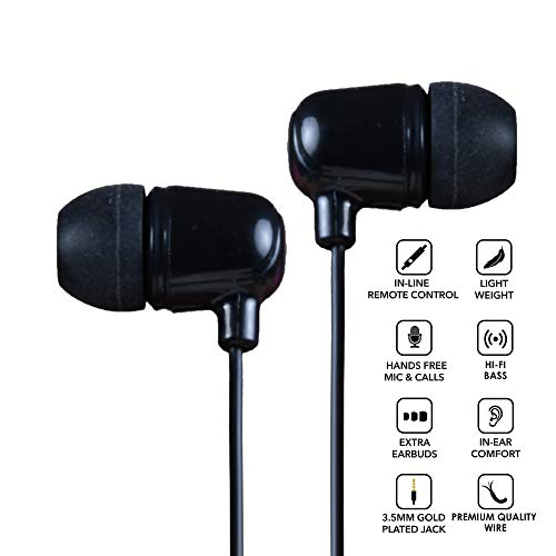 Image of Helo Kuki HKB111 Bluetooth Headphones Neckband Wireless Headset with Mic for Gaming Sports Mobile Tablet Laptops and Compatible for All Android /iOS Devices (Black)
