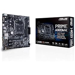 Asus Toma de placa madre Prime A320M-K AM4 (uATX, AMD A320, Ryzen, memoria 2x DDR4, USB 3.0, interfaz M.2)