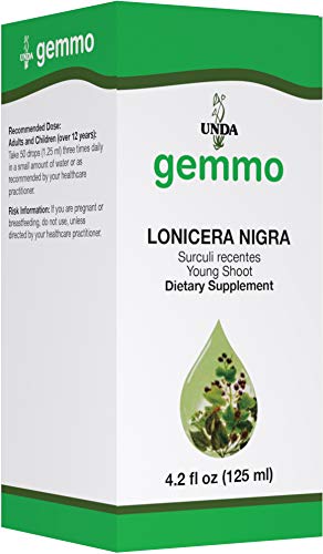 UNDA Gemmo Therapy Lonicera Nigra | Honeysuckle Young Shoot Extract | 4.2 fl. oz.