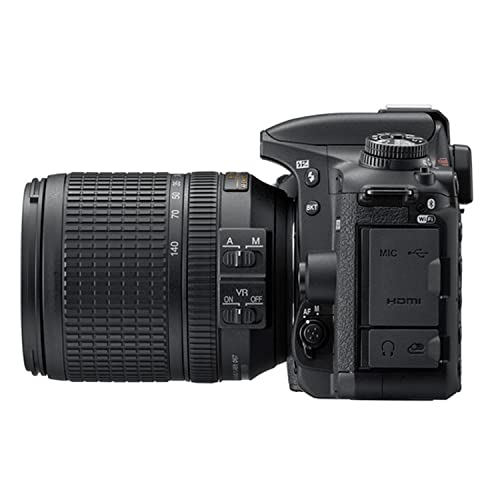 Cámara Nikon D7500 DSLR con lente 18-140 mm y accesorios miniatura 6