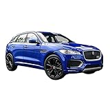 Voitures en métal pour Jaguar F Pace Modèle De Voiture en Alliage, Décoration De Voiture, Modèle Cadeau 1:24(Blue)