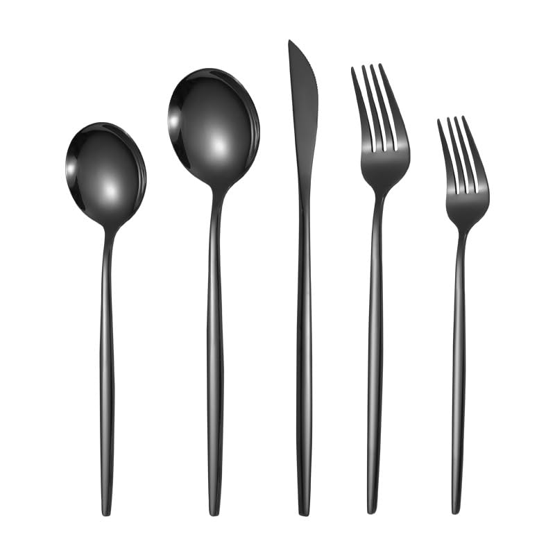 Set Cubiertos Cocina 20 Piezas Acero Inoxidable